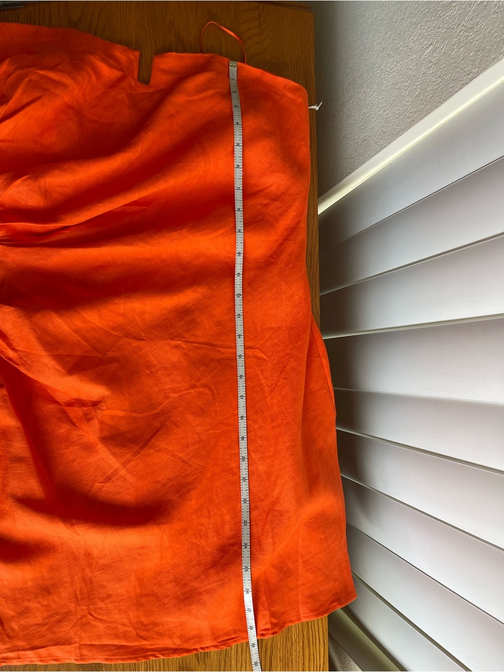 Reformation Abeni Linen Dress Flame Size 10 - Picture 12 of 16